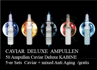 Caviar Deluxe Ampullen/50 Stk   + 2x  5-er Box Ampullen GRATIS