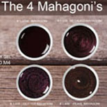 Farbgel Set Mahagoni   /4x 5g